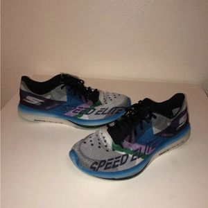 Skechers GO Run Speed Elite Hyper 55221WMLT  Blue-Violet Women Running Shoes